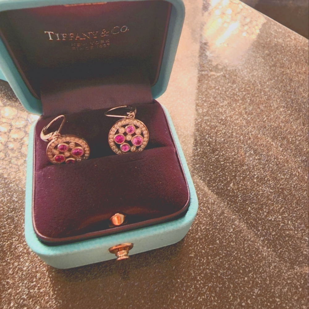 Tiffany and Co diamond earrings